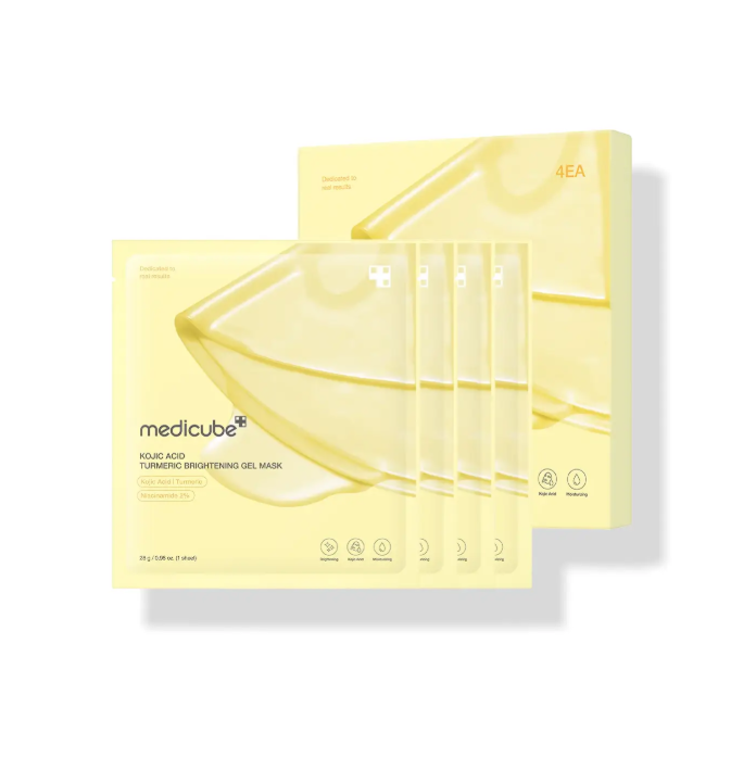 Medicube - Kojic Acid Turmeric Brightening Gel Mask Pack (4ea)