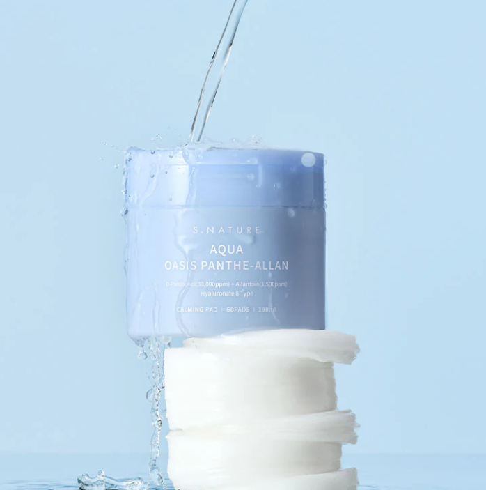 S.Nature - Aqua Oasis Panthe-Allan Calming Pad 190ml (60 Pads)