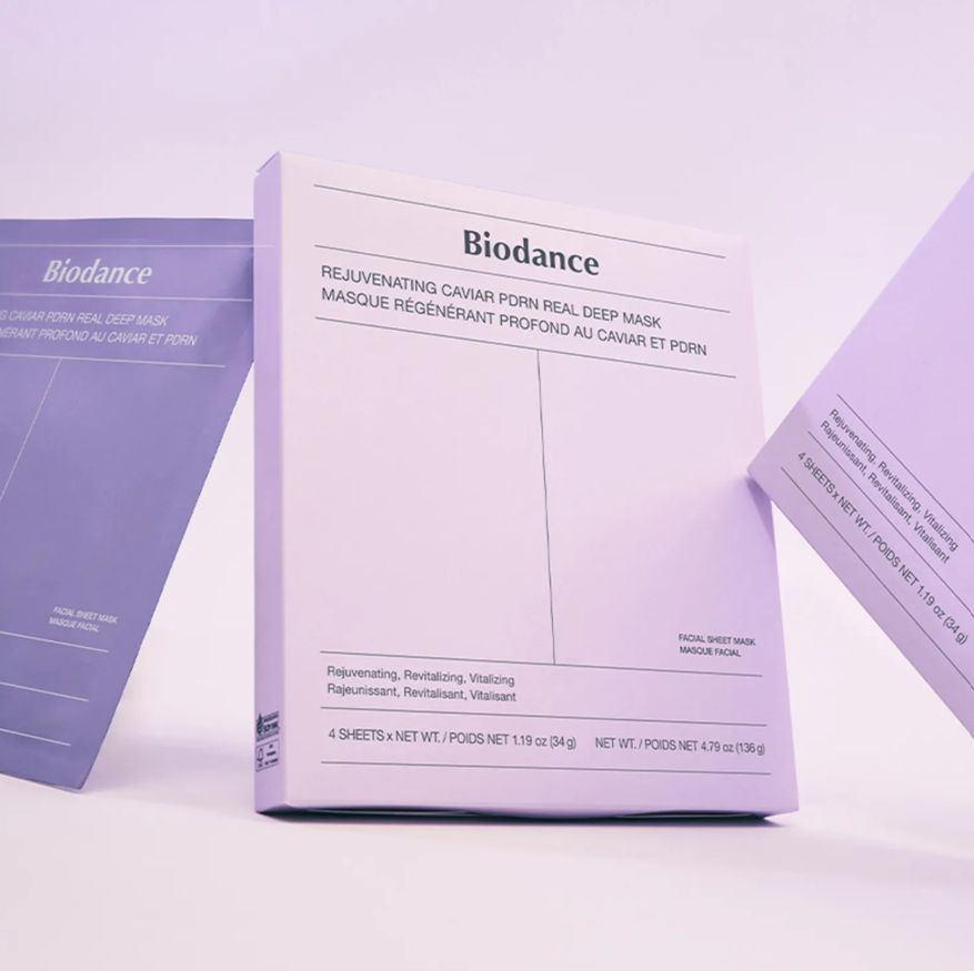Biodance - Rejuvenating Caviar PDRN Real Deep Mask (4 ea) 34g