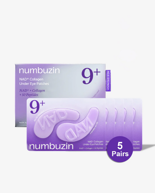 Numbuzin - No. 9 NAD+ Collagen Under Eye Patches (5 pairs)