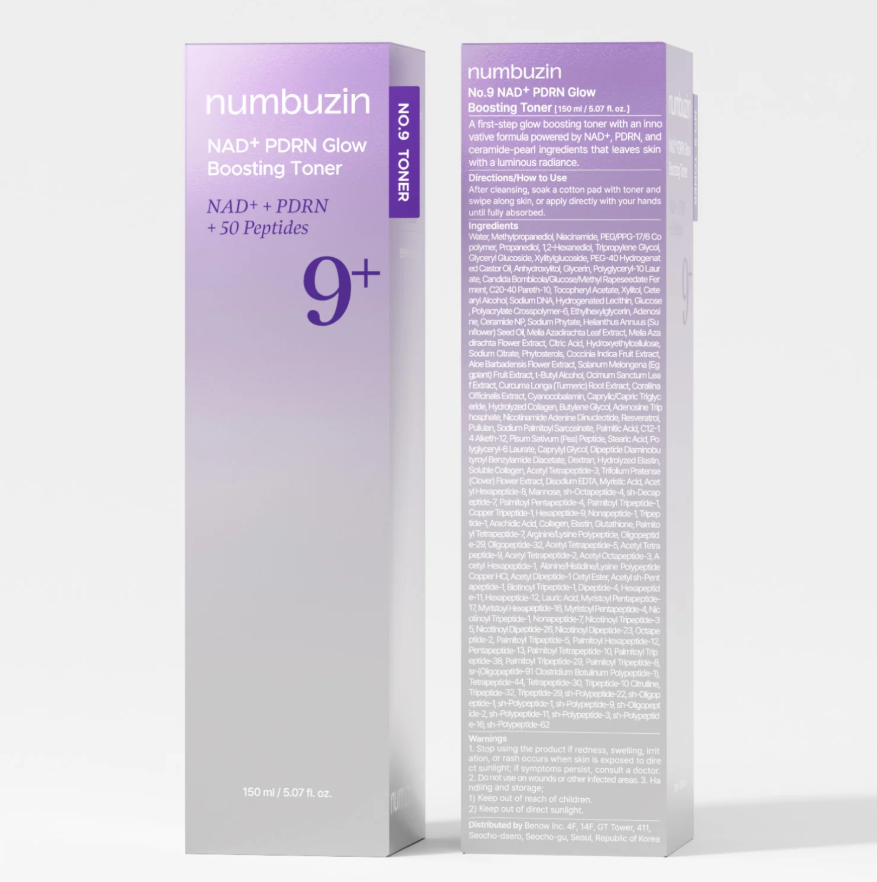 Numbuzin - NAD + PDRN Glow Boosting Toner 150ml